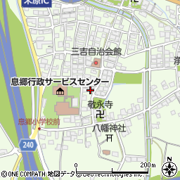 滋賀県米原市三吉542周辺の地図