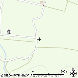 鳥取県西伯郡伯耆町荘579周辺の地図