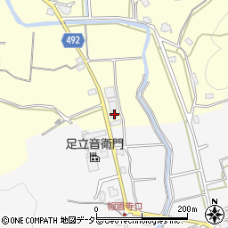 京都府福知山市報恩寺土井越周辺の地図