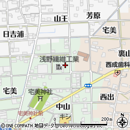 愛知県一宮市西大海道東光寺54周辺の地図