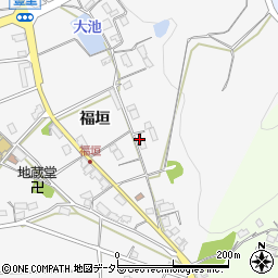 京都府綾部市豊里町福垣128周辺の地図