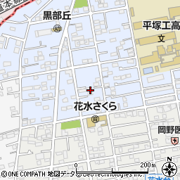 神奈川県平塚市黒部丘22周辺の地図