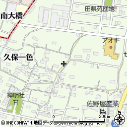 愛知県小牧市久保一色1649周辺の地図