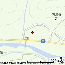 京都府南丹市美山町江和前田周辺の地図