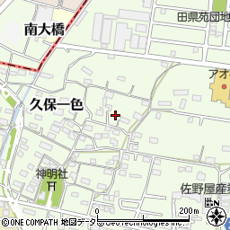 愛知県小牧市久保一色1656周辺の地図
