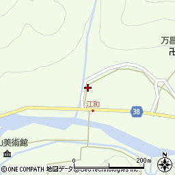 京都府南丹市美山町江和横瀬周辺の地図