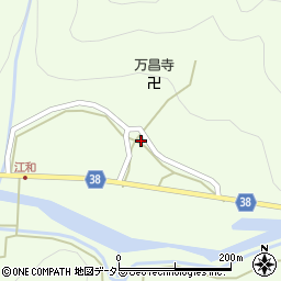 京都府南丹市美山町江和上前田周辺の地図