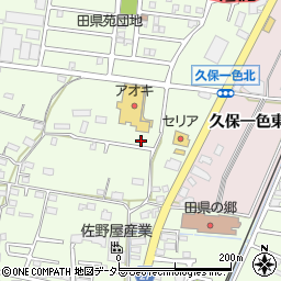 愛知県小牧市久保一色1270周辺の地図