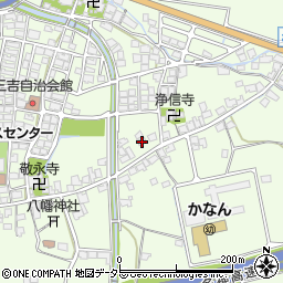 滋賀県米原市三吉72周辺の地図