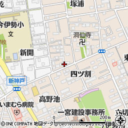 愛知県一宮市今伊勢町本神戸目久井10-2周辺の地図