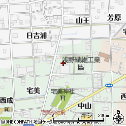 愛知県一宮市西大海道東光寺39-3周辺の地図