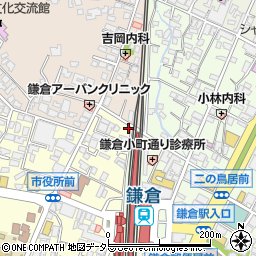 有限会社チャハット　鎌倉店周辺の地図