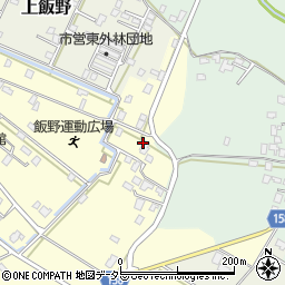 千葉県富津市下飯野30周辺の地図