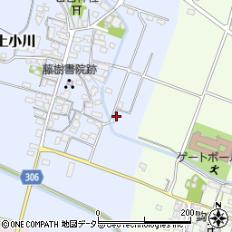 滋賀県高島市安曇川町上小川709周辺の地図
