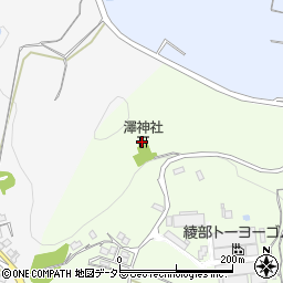 澤神社周辺の地図