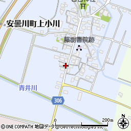 滋賀県高島市安曇川町上小川275周辺の地図