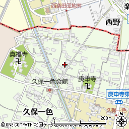 愛知県小牧市久保一色3076周辺の地図
