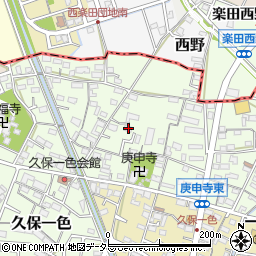 愛知県小牧市久保一色3036周辺の地図