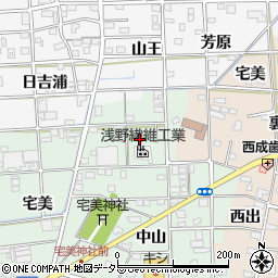 愛知県一宮市西大海道東光寺33周辺の地図