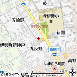 愛知県一宮市今伊勢町新神戸九反野57周辺の地図