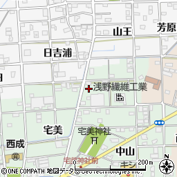 愛知県一宮市西大海道東光寺39-1周辺の地図