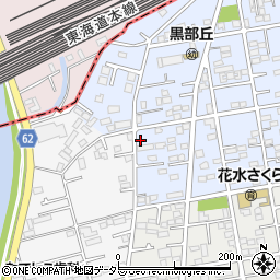 神奈川県平塚市黒部丘30-35周辺の地図