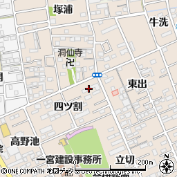 愛知県一宮市今伊勢町本神戸四ツ割35周辺の地図