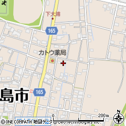 岐阜県羽島市正木町新井445-3周辺の地図