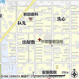 愛知県一宮市開明出屋敷32周辺の地図