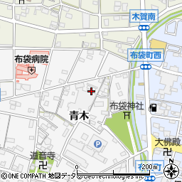 愛知県江南市五明町青木60周辺の地図