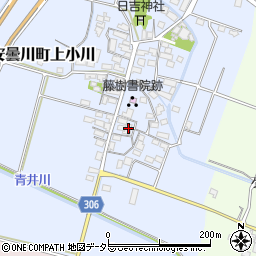 滋賀県高島市安曇川町上小川231周辺の地図