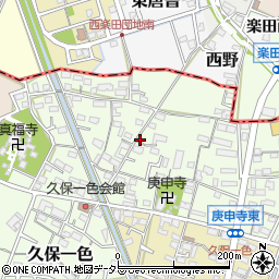 愛知県小牧市久保一色3045周辺の地図