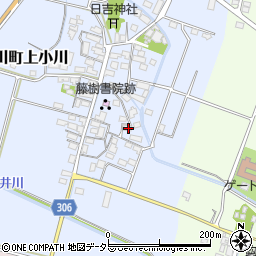 滋賀県高島市安曇川町上小川220周辺の地図