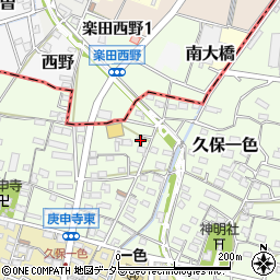 愛知県小牧市久保一色2930周辺の地図