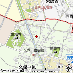 愛知県小牧市久保一色3078周辺の地図