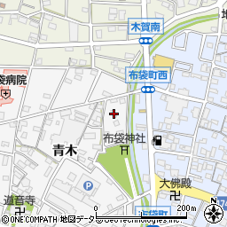 愛知県江南市五明町青木112周辺の地図