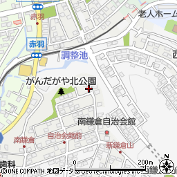 神奈川県鎌倉市津1040-58周辺の地図