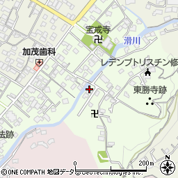 東勝寺橋ひぐらし公園周辺の地図