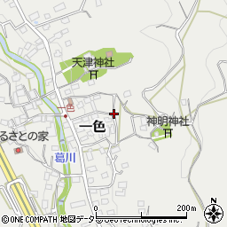神奈川県中郡二宮町一色周辺の地図