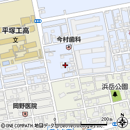 神奈川県平塚市黒部丘7-8周辺の地図