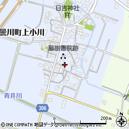 滋賀県高島市安曇川町上小川224周辺の地図