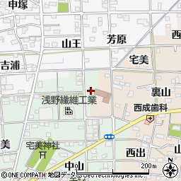 愛知県一宮市西大海道東光寺29周辺の地図