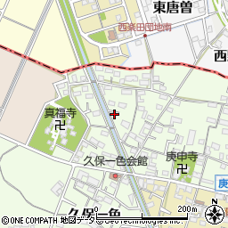 愛知県小牧市久保一色3095周辺の地図