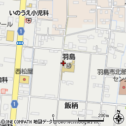 羽島幼稚園周辺の地図