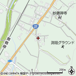 京都府綾部市渕垣町馬場周辺の地図