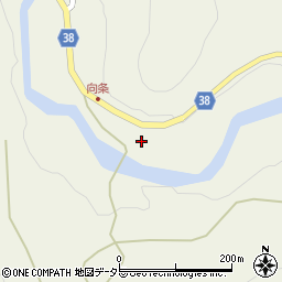 京都府南丹市美山町田歌広手周辺の地図