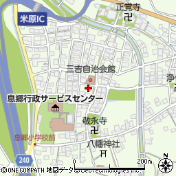 滋賀県米原市三吉1078周辺の地図