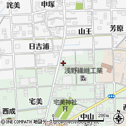 愛知県一宮市西大海道東光寺15周辺の地図