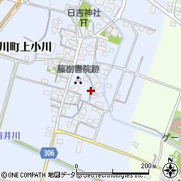 滋賀県高島市安曇川町上小川217周辺の地図