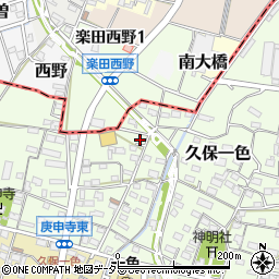 愛知県小牧市久保一色2927周辺の地図